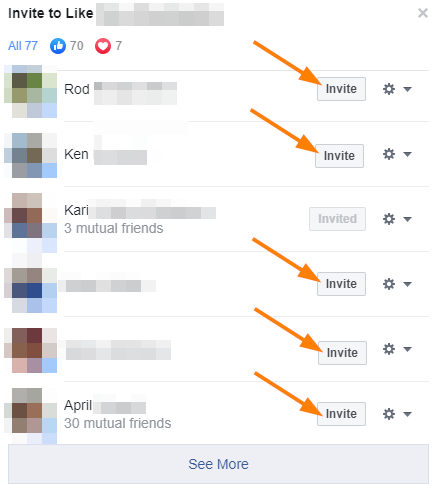Growing Facebook Pages - Like-to-Invite